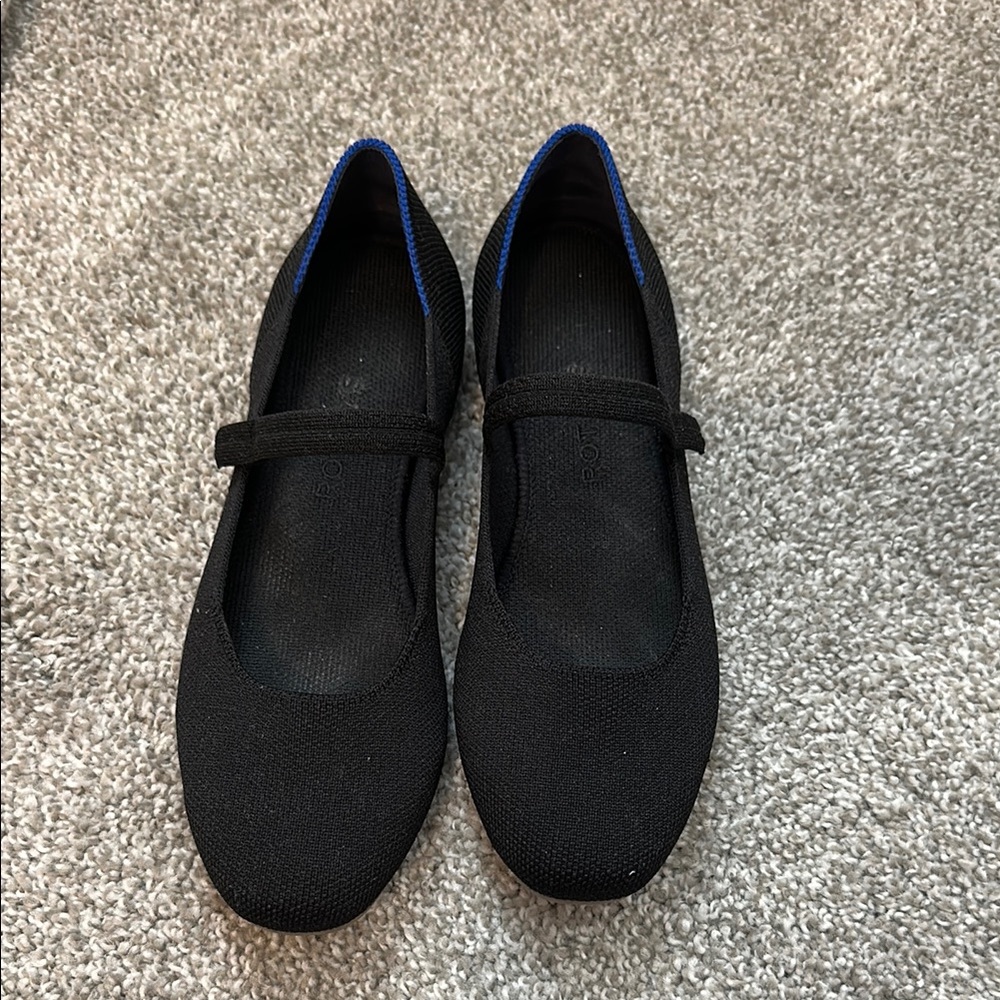 Rothy’s Black Mary Jane Flats